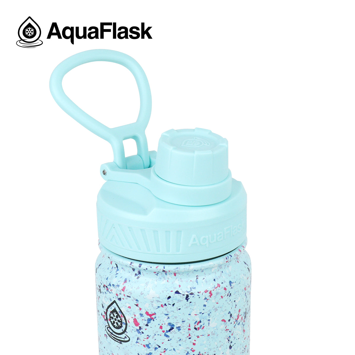 AQUAFLASK 14oz IL TERRAZZO - ARCTIC BLUE