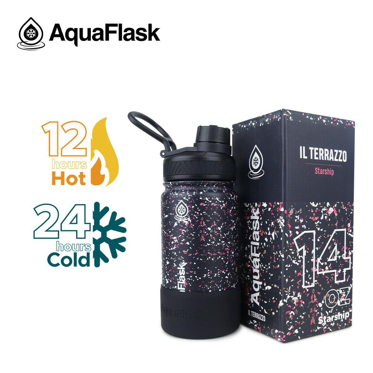 AQUAFLASK 14oz IL TERRAZZO - STARSHIP