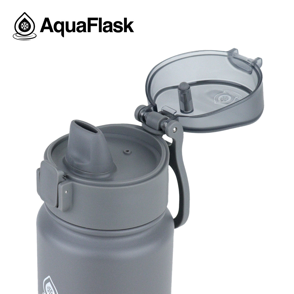 AQUAFLASK 18oz SIP BOTTLE - STONE GRAY
