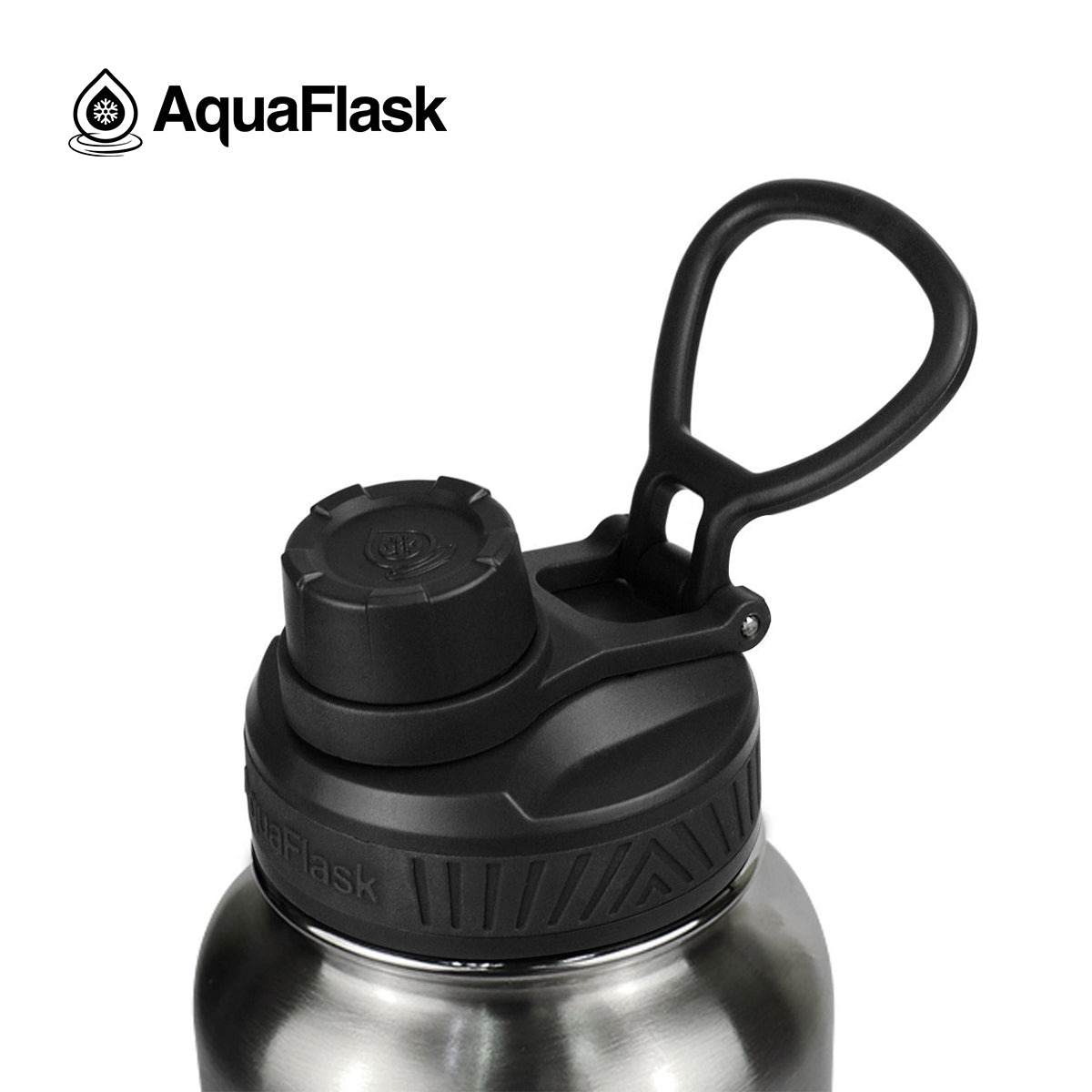 AQUAFLASK 32oz ORIGINAL COLLECTION - SILVER STEEL