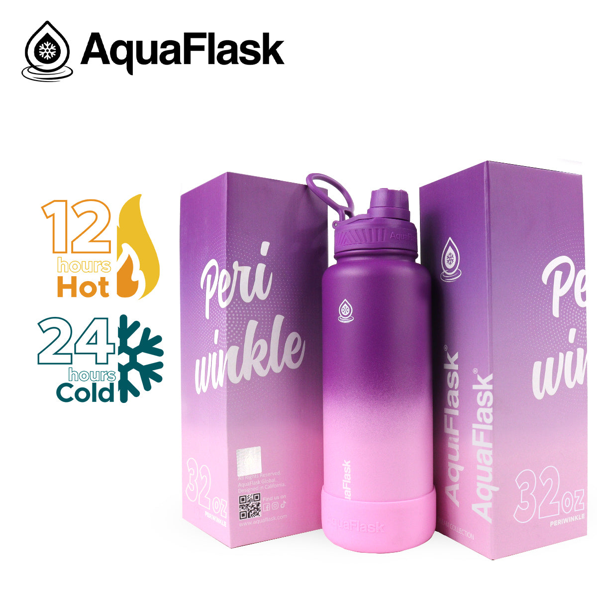 AQUAFLASK 32oz DREAM COLLECTION III - PERIWINKLE