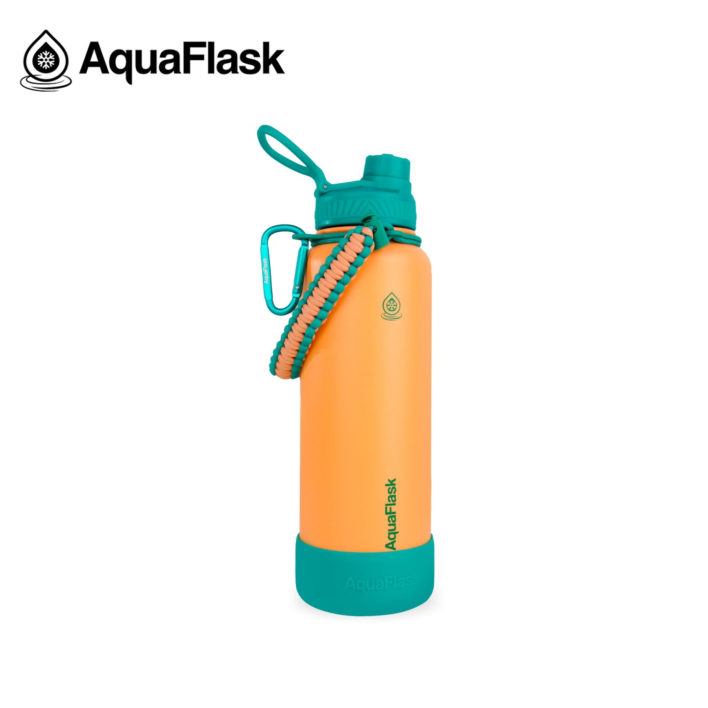 AQUAFLASK 40oz SWEET HARVEST COLLECTION - CANTALOUPE