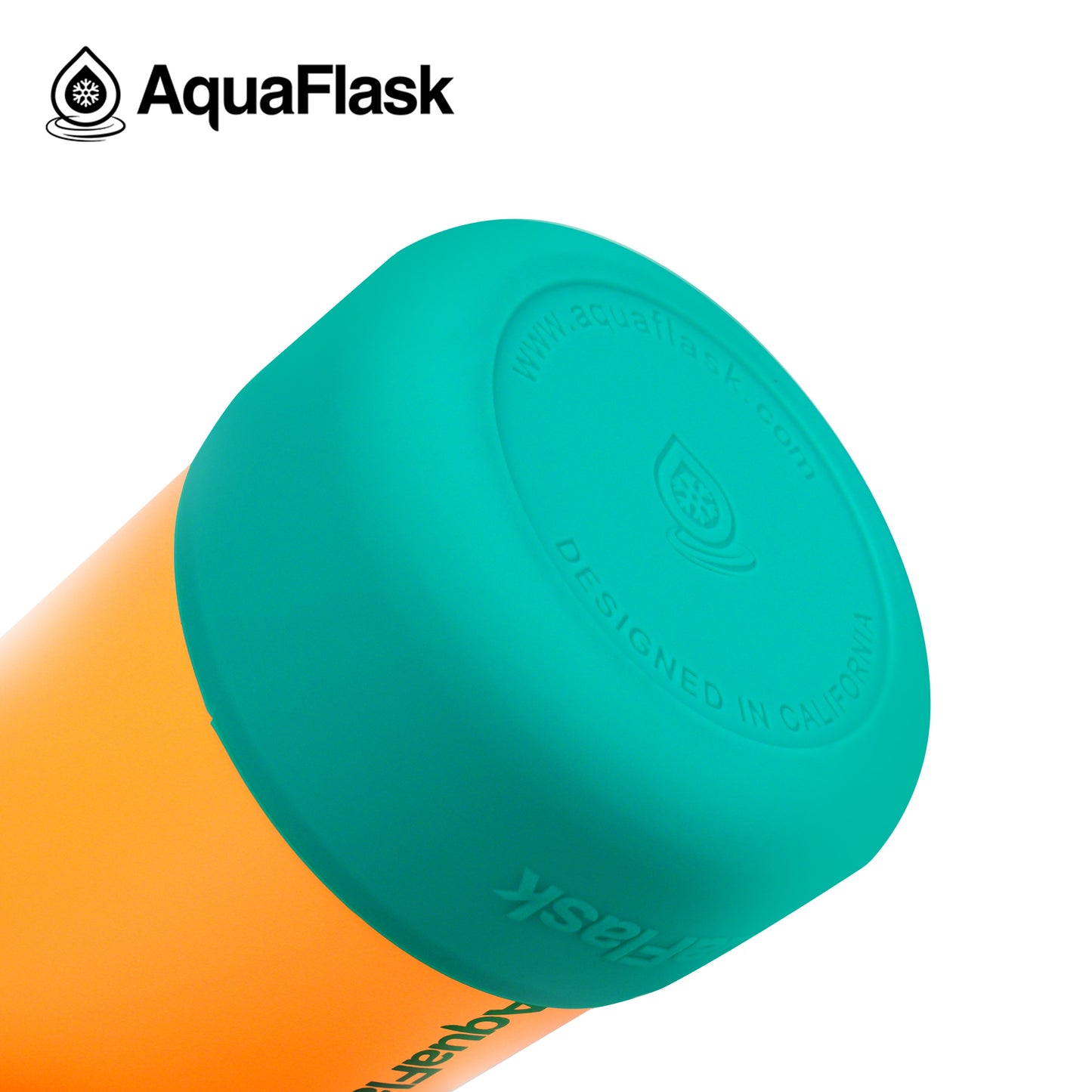 AQUAFLASK 40oz SWEET HARVEST COLLECTION - CANTALOUPE