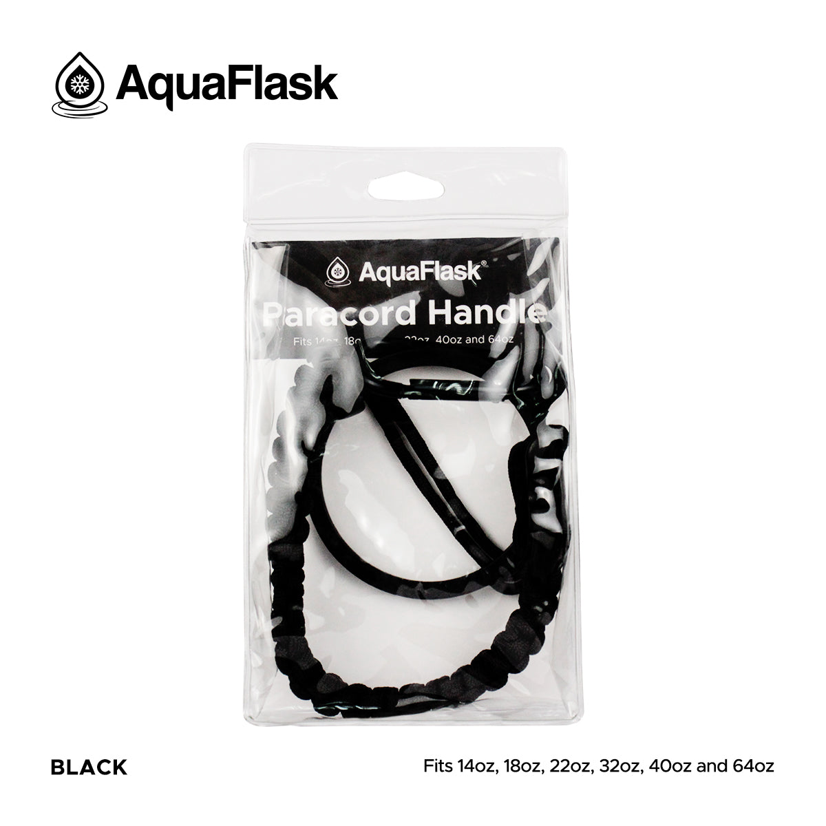AQUAFLASK CUERDA DE TRANSPORTE - SPACE BLACK