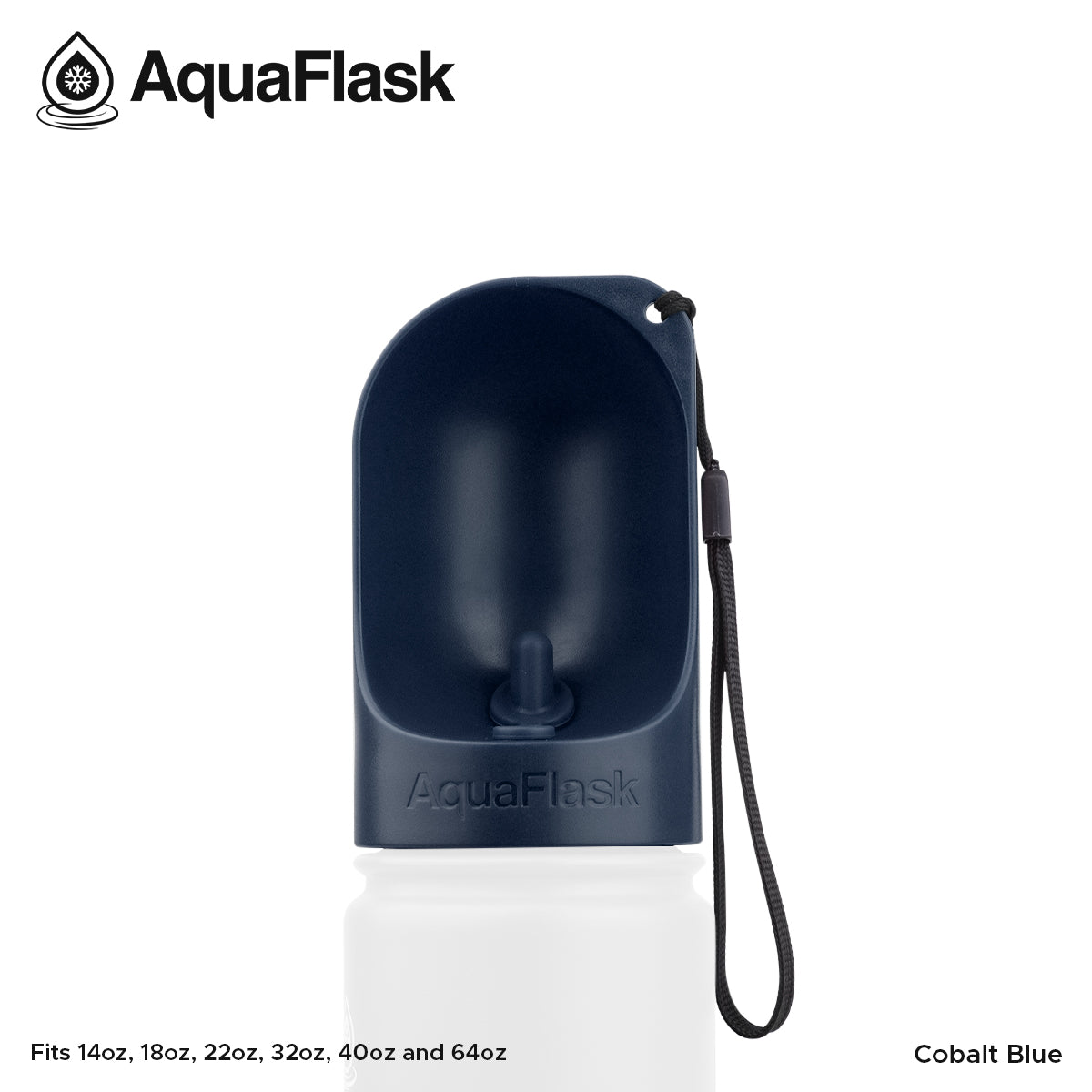 Accesorio Aquaflask Pet Cup diseñado para dispensar agua a las mascotas utilizando botellas Aquaflask compatibles