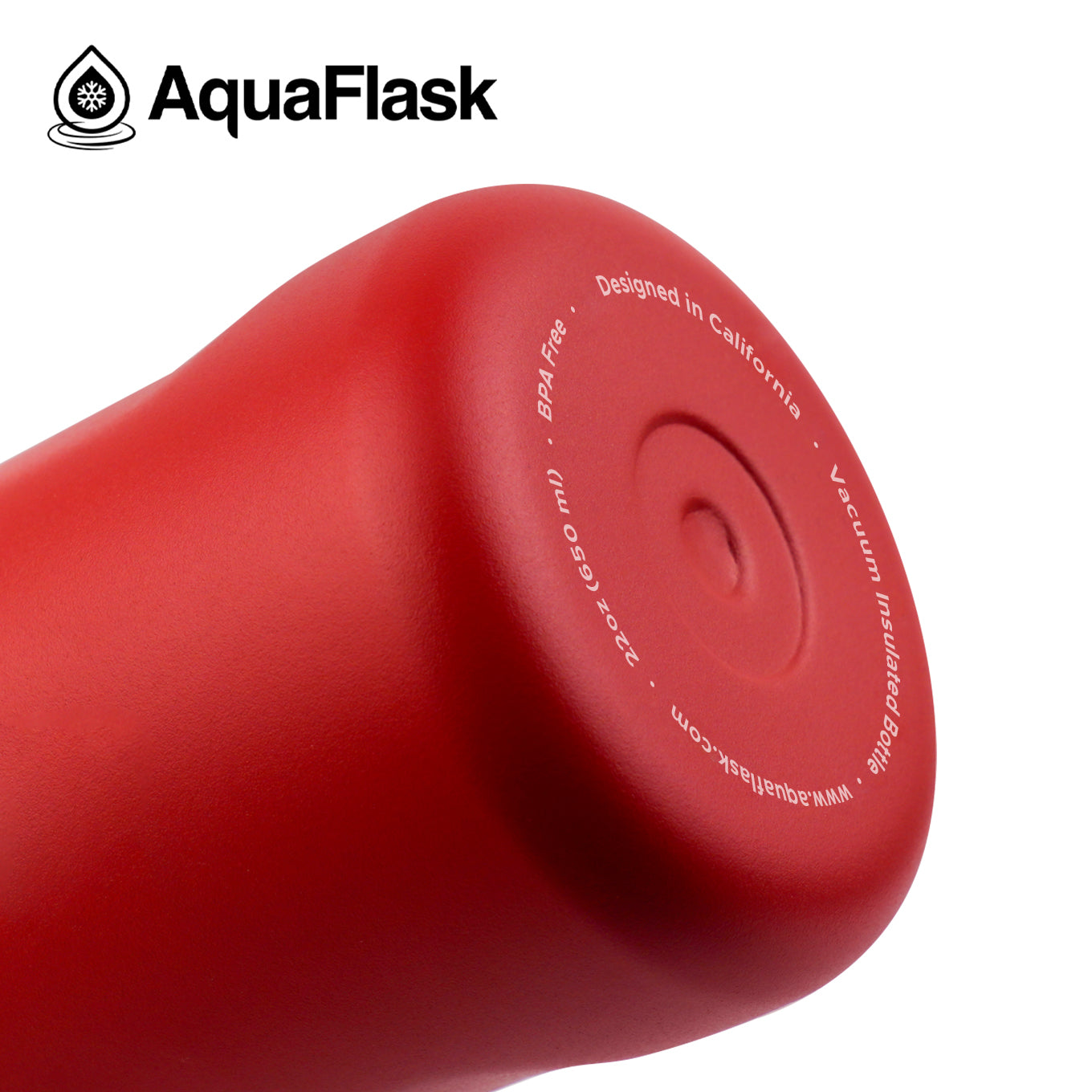 AQUAFLASK 22oz NEW ORIGINAL COLLECTION - CHERRY RED