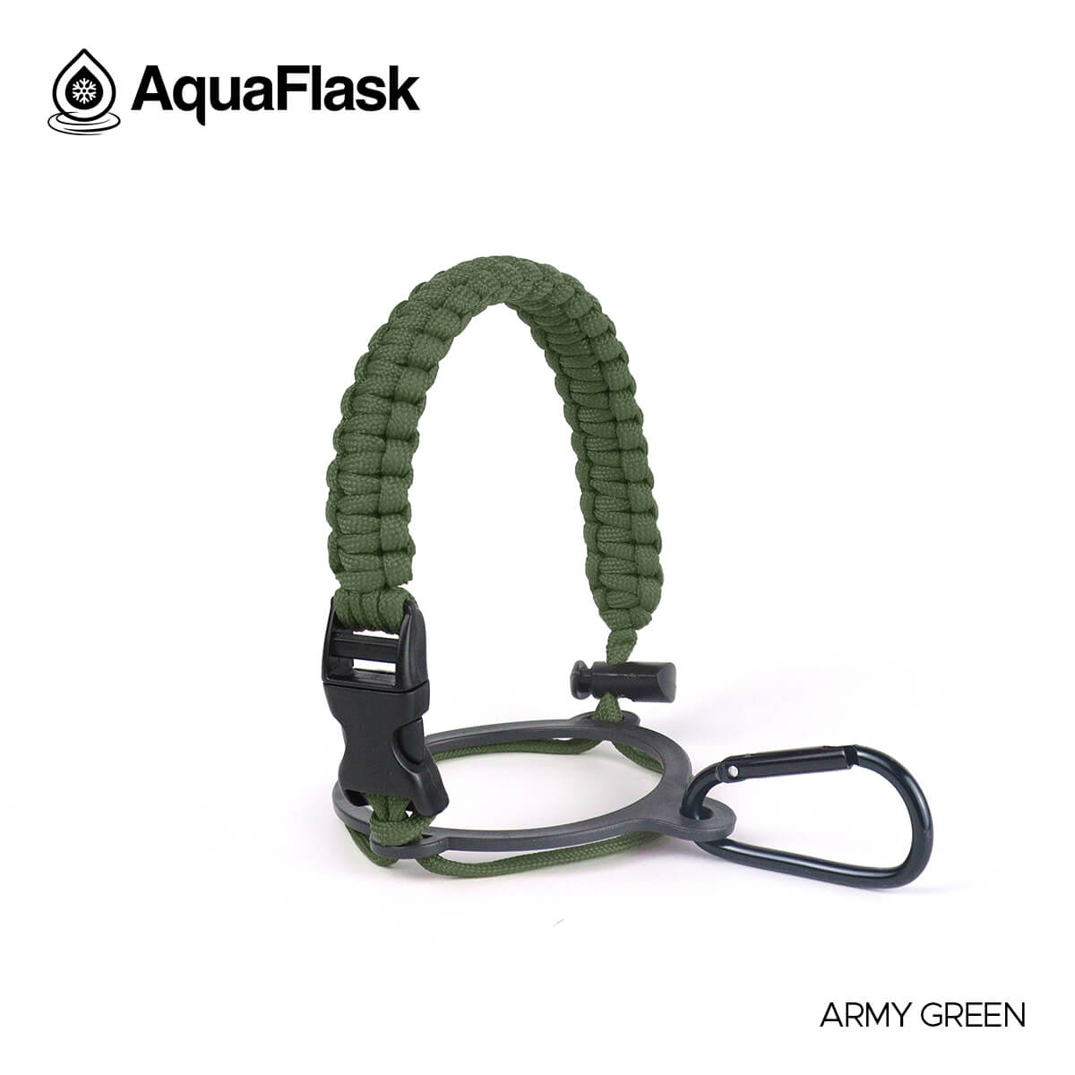 AQUAFLASK CUERDA DE TRANSPORTE - ARMY GREEN