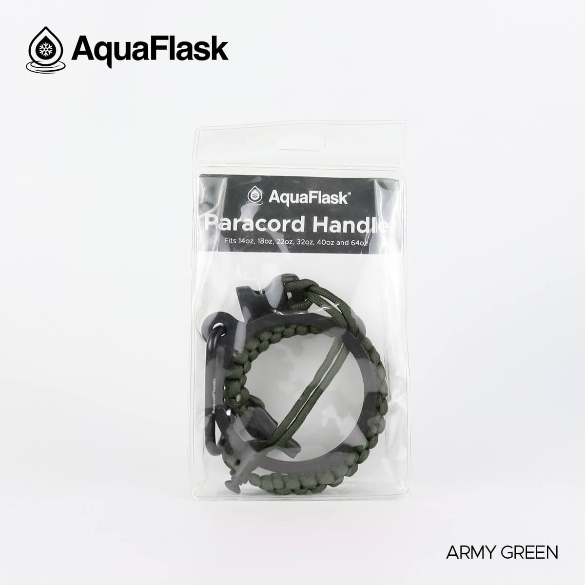 AQUAFLASK CUERDA DE TRANSPORTE - ARMY GREEN