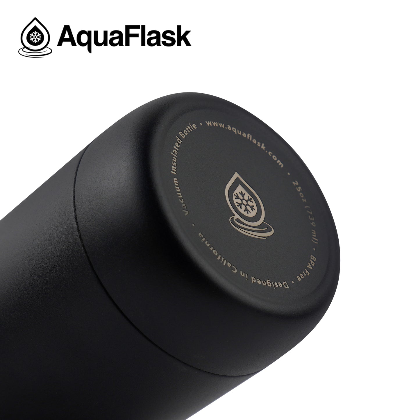 AQUAFLASK 25oz FLOW - JET BLACK