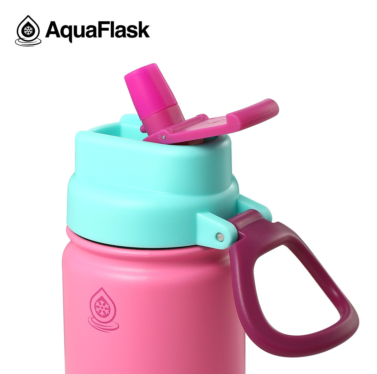 AQUAFLASK 14oz KIDS FLIP SIP - LEILA