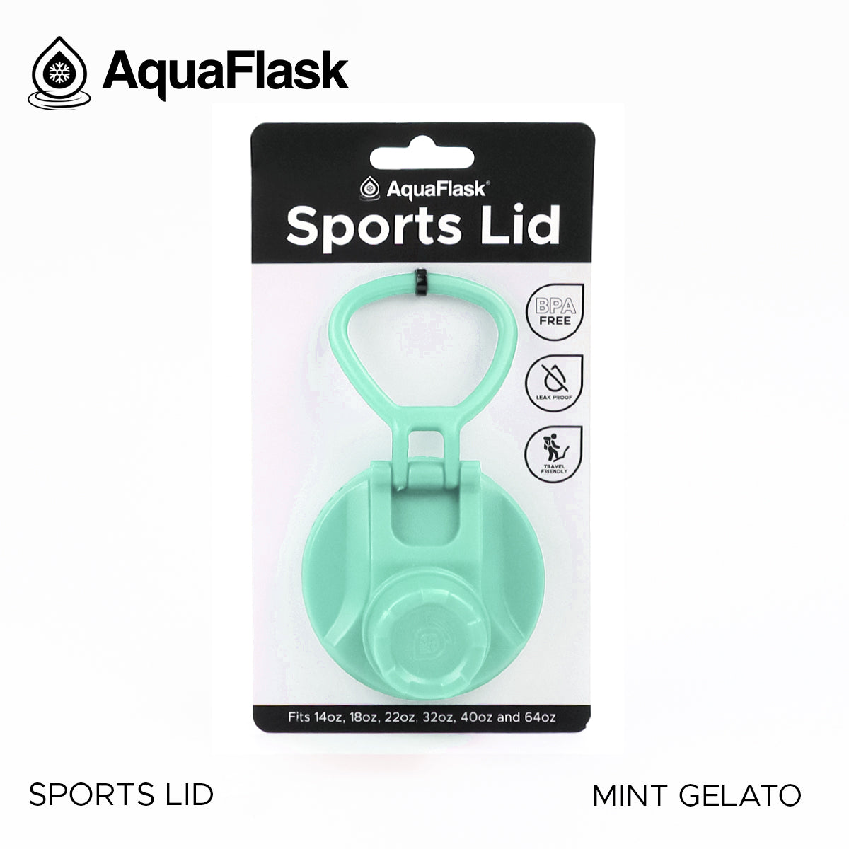 AQUAFLASK SPORTS LID - MINT GELATO