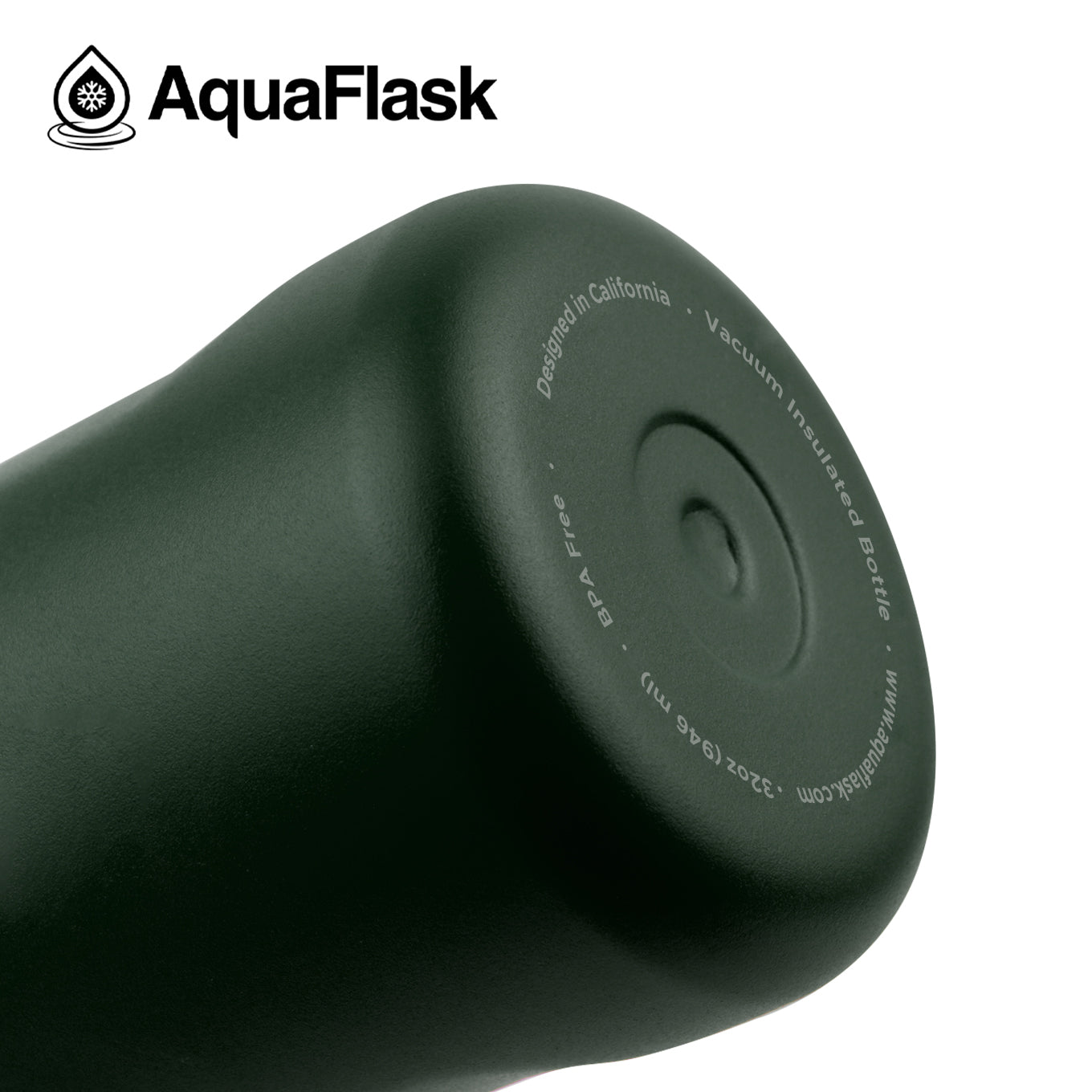 AQUAFLASK 32oz NEW ORIGINAL COLLECTION - MOSS GREEN