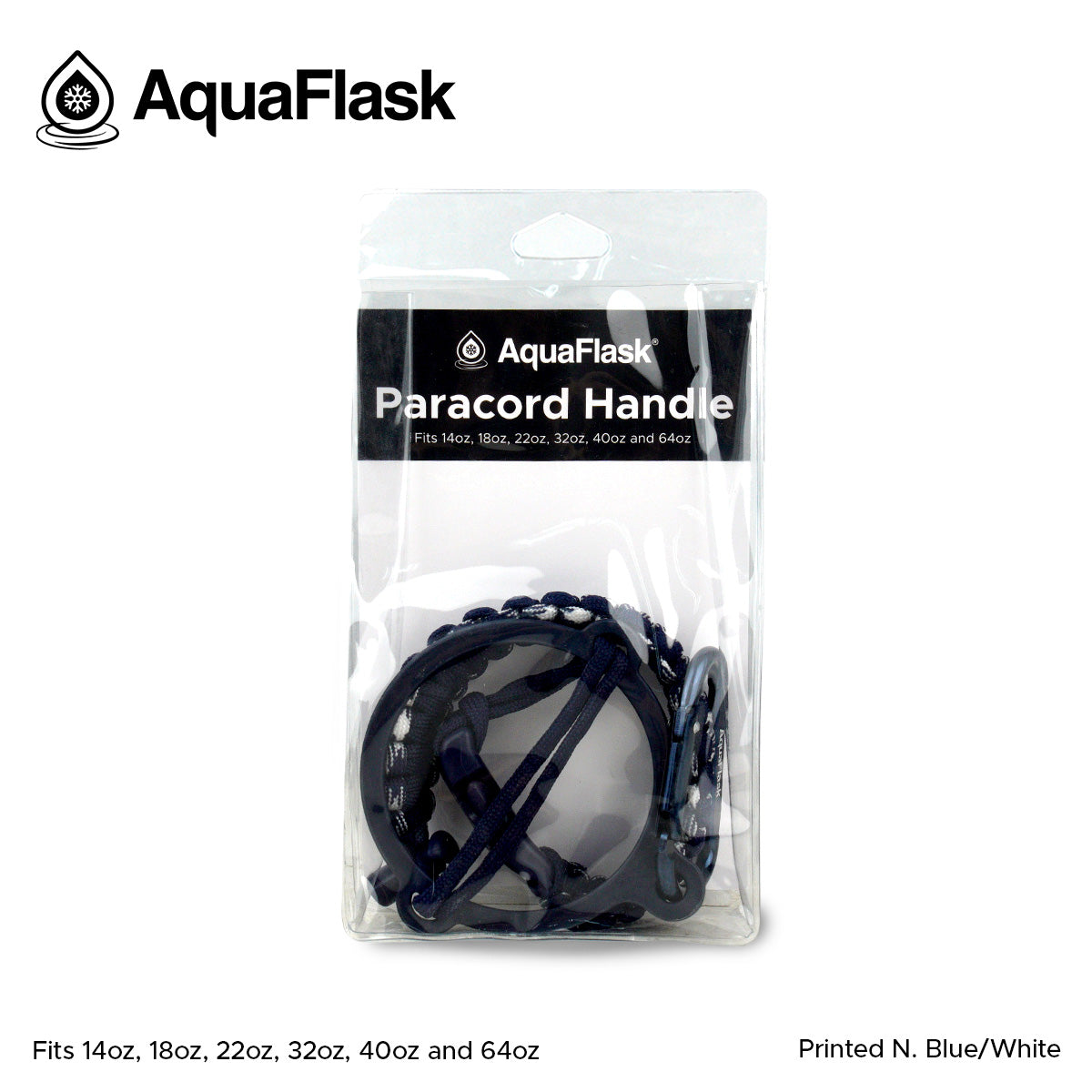 AQUAFLASK CUERDA DE TRANSPORTE - PRINTED N.BLUE / WHITE