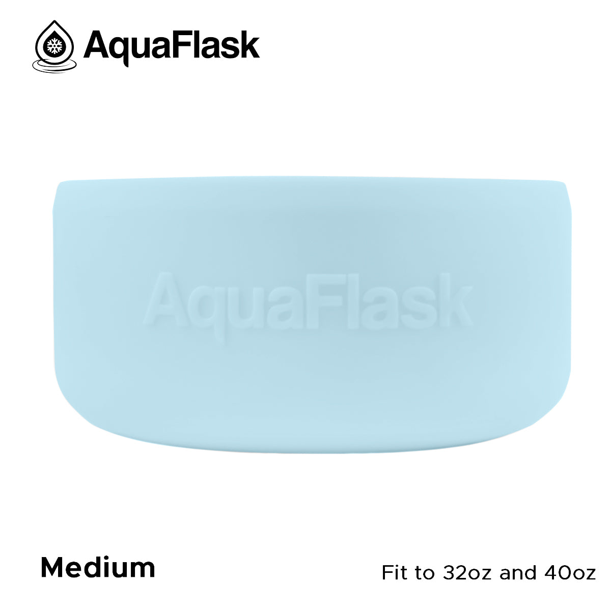 AQUAFLASK BASE PROTECTORA DE SILICONA MEDIANA - POWDER BLUE