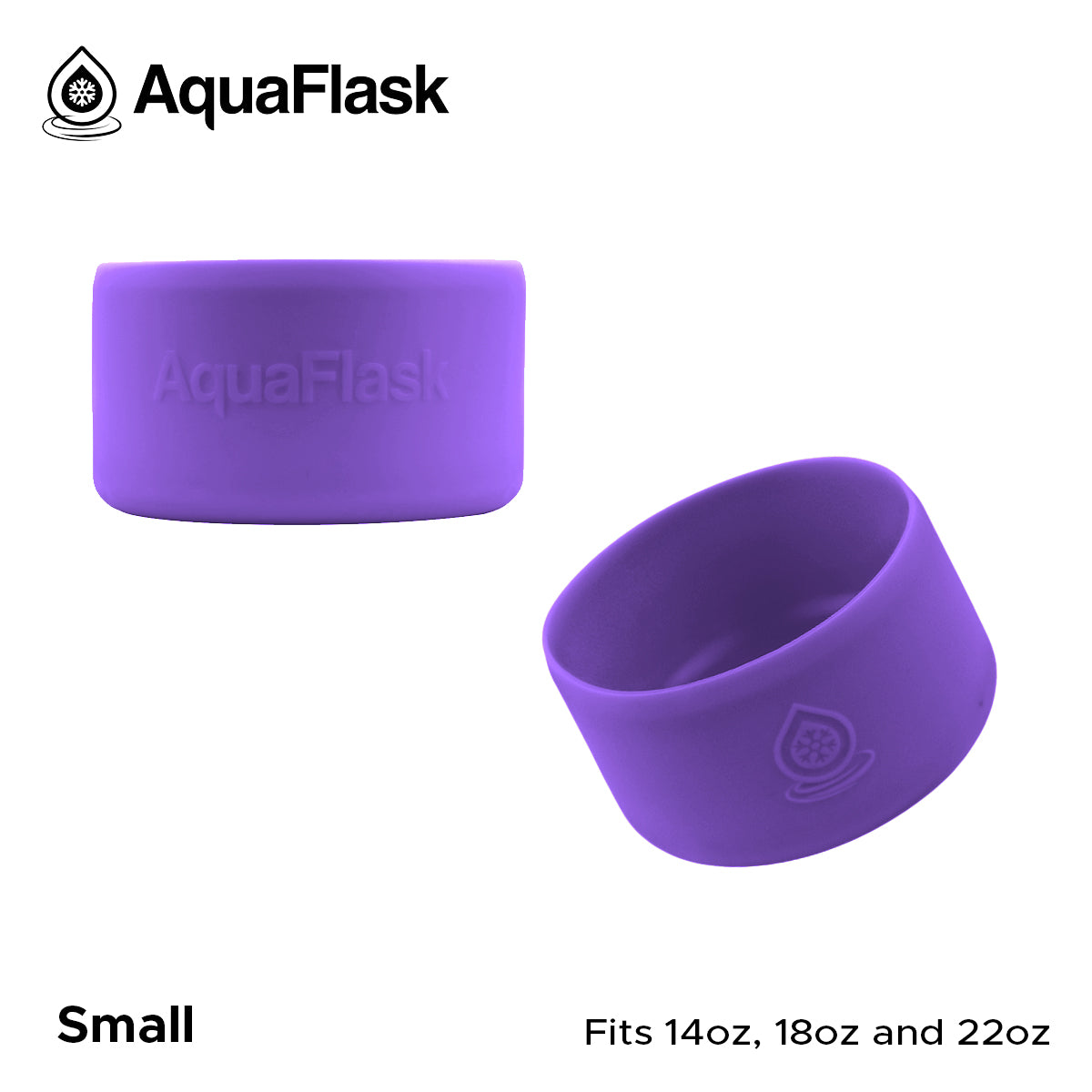 AQUAFLASK BASE PROTECTORA DE SILICONA PEQUEÑA - GRAPE