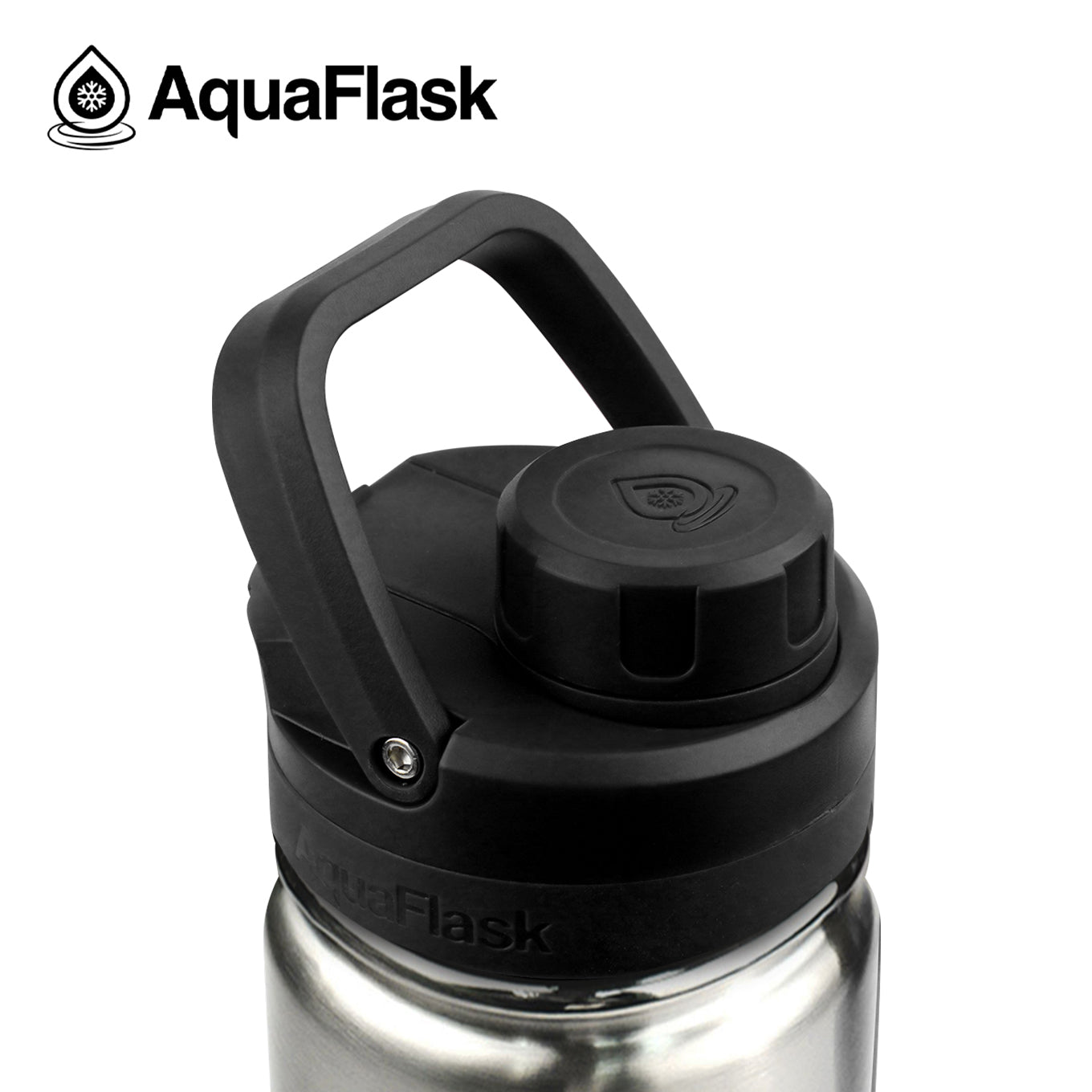 AQUAFLASK 22oz NEW ORIGINAL COLLECTION - SILVER STEEL