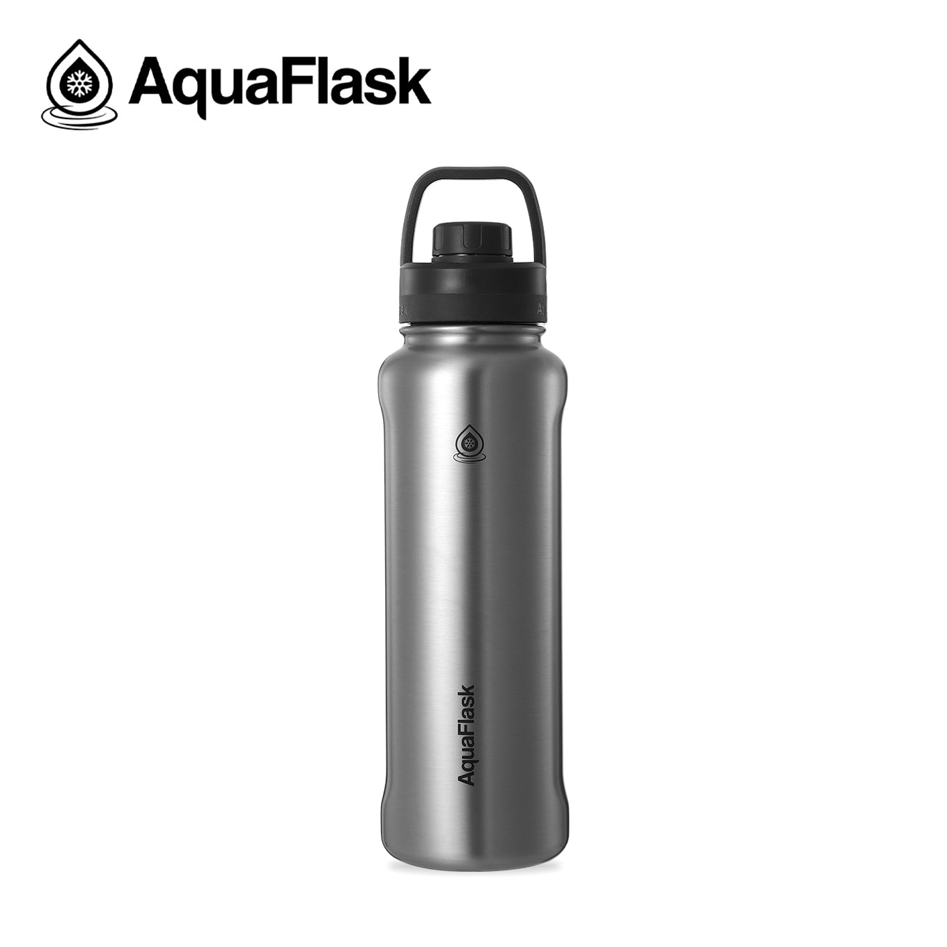 AQUAFLASK 40oz NEW ORIGINAL COLLECTION - SILVER STEEL