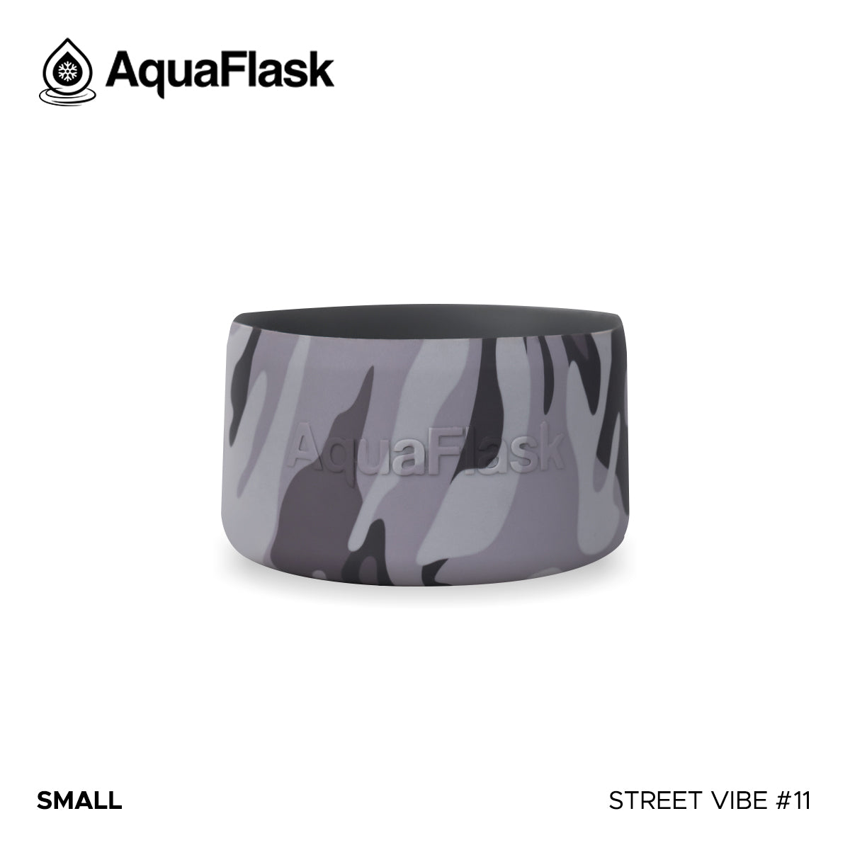 AQUAFLASK BASE PROTECTORA DE SILICONA PEQUEÑA - STREET VIBE #11