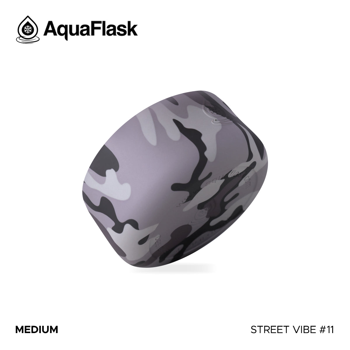 AQUAFLASK BASE PROTECTORA DE SILICONA MEDIANA - STREET VIBE #11
