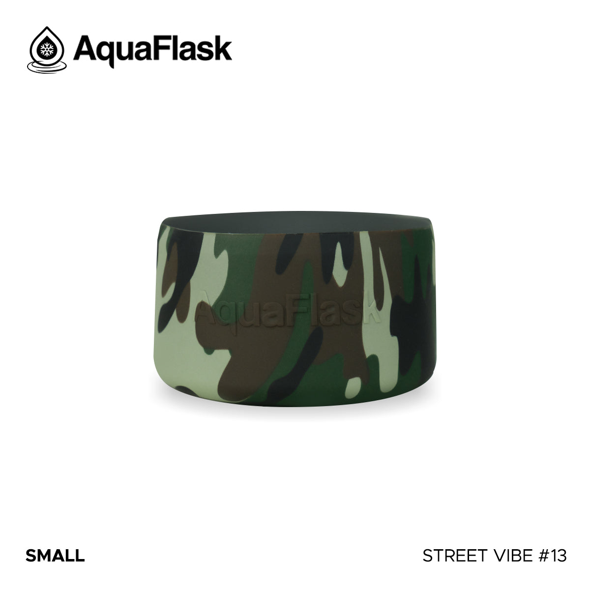 AQUAFLASK BASE PROTECTORA DE SILICONA PEQUEÑA - STREET VIBE #12