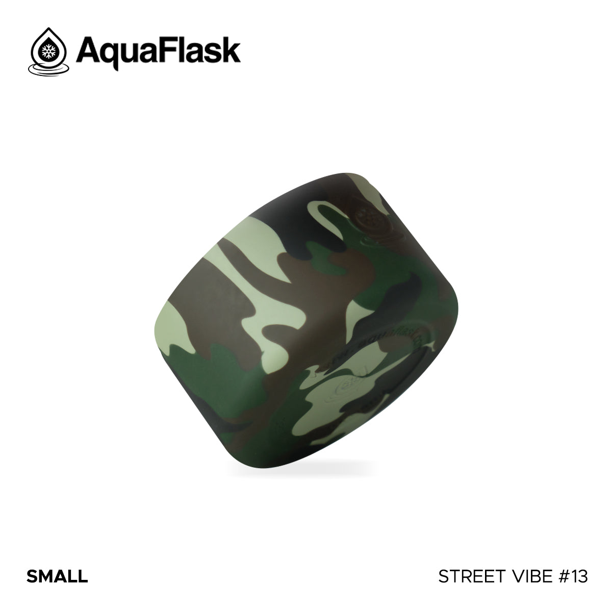 AQUAFLASK BASE PROTECTORA DE SILICONA PEQUEÑA - STREET VIBE #12