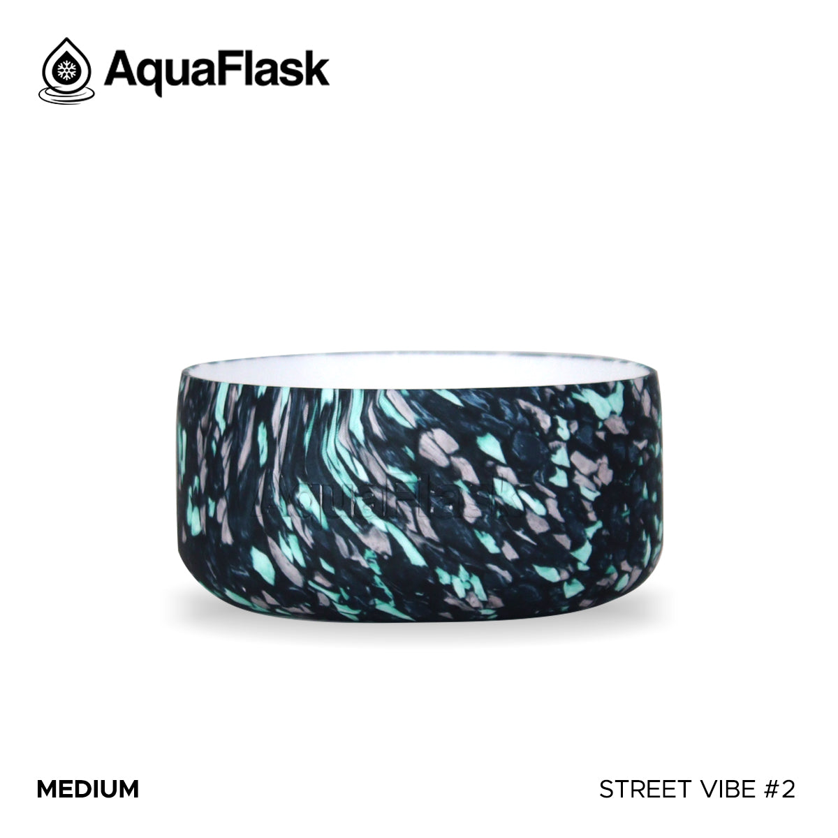 AQUAFLASK BASE PROTECTORA DE SILICONA MEDIANA - STREET VIBE #2