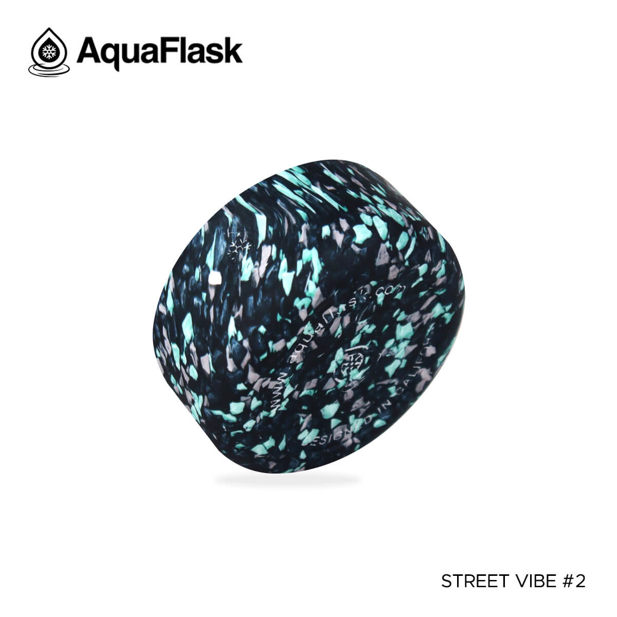 AQUAFLASK BASE PROTECTORA DE SILICONA PEQUEÑA - STREET VIBE #2