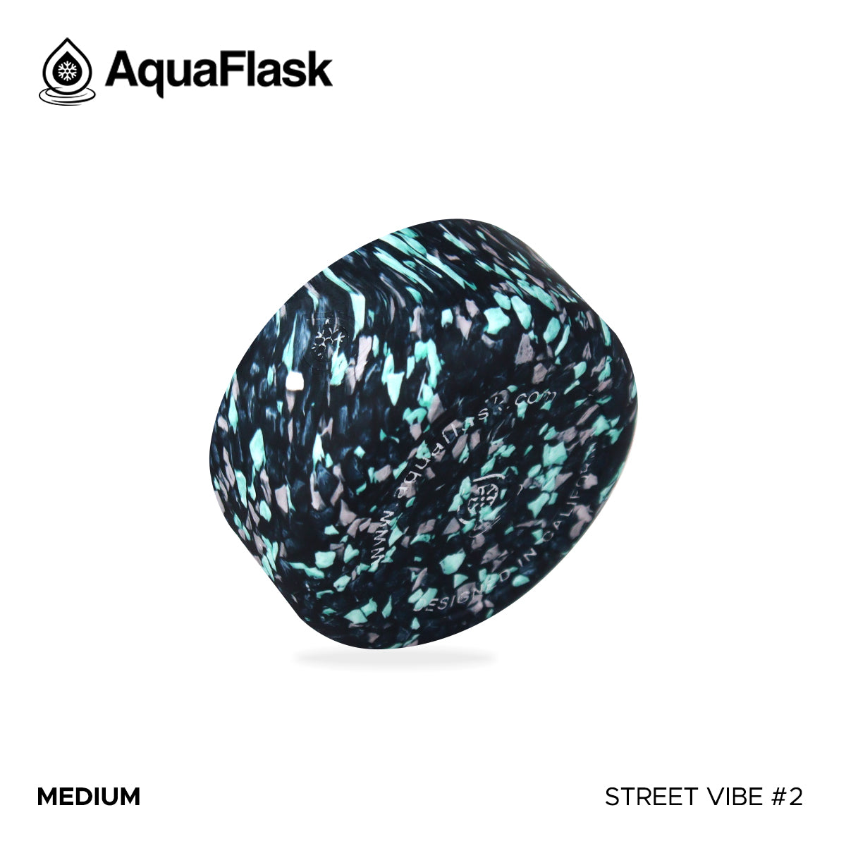 AQUAFLASK BASE PROTECTORA DE SILICONA MEDIANA - STREET VIBE #2