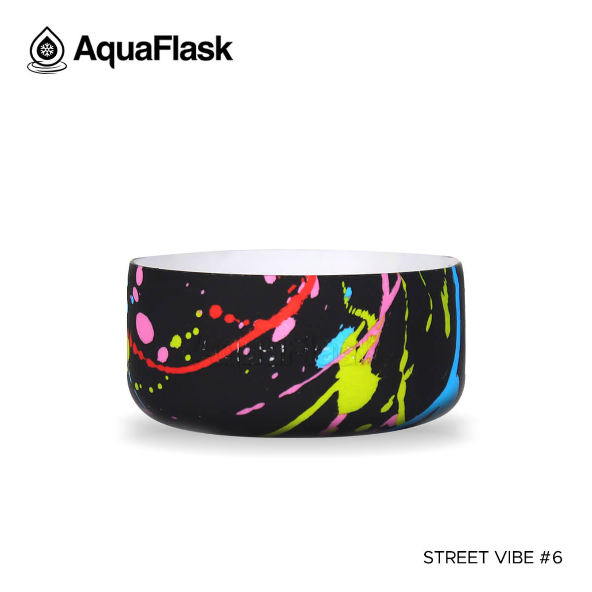 AQUAFLASK BASE PROTECTORA DE SILICONA PEQUEÑA - STREET VIBE #6