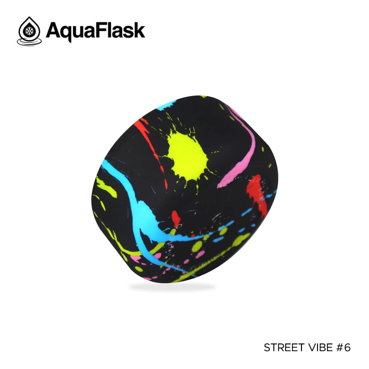 AQUAFLASK BASE PROTECTORA DE SILICONA PEQUEÑA - STREET VIBE #6