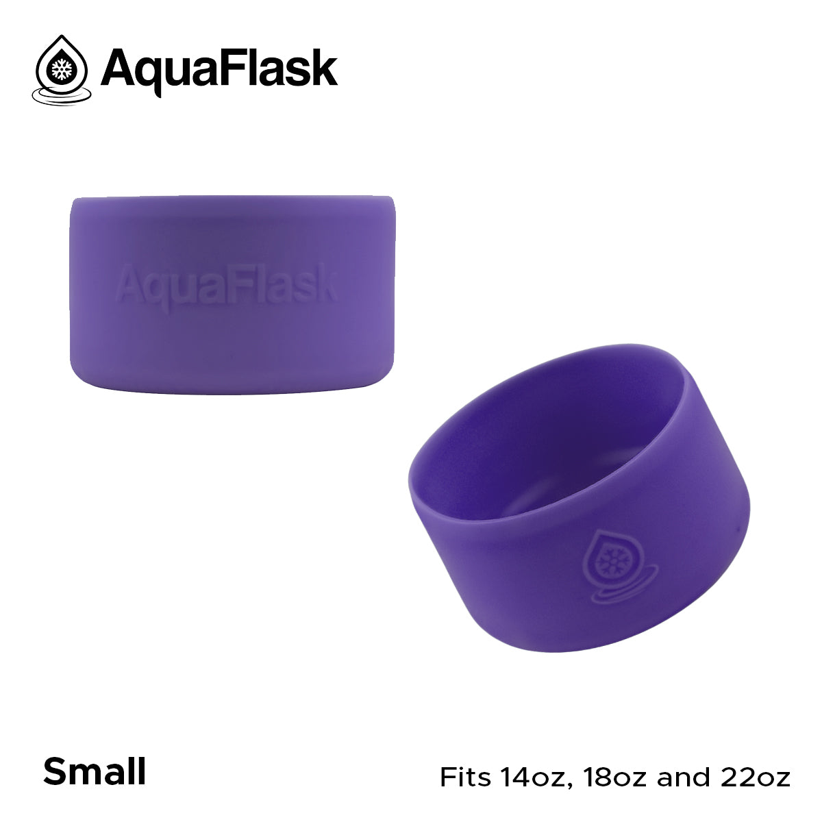 AQUAFLASK BASE PROTECTORA DE SILICONA PEQUEÑA - AMETHYST
