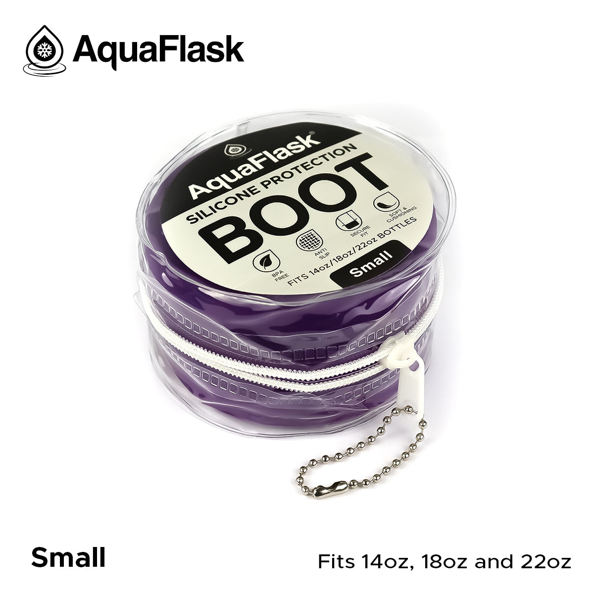 AQUAFLASK BASE PROTECTORA DE SILICONA PEQUEÑA - AMETHYST