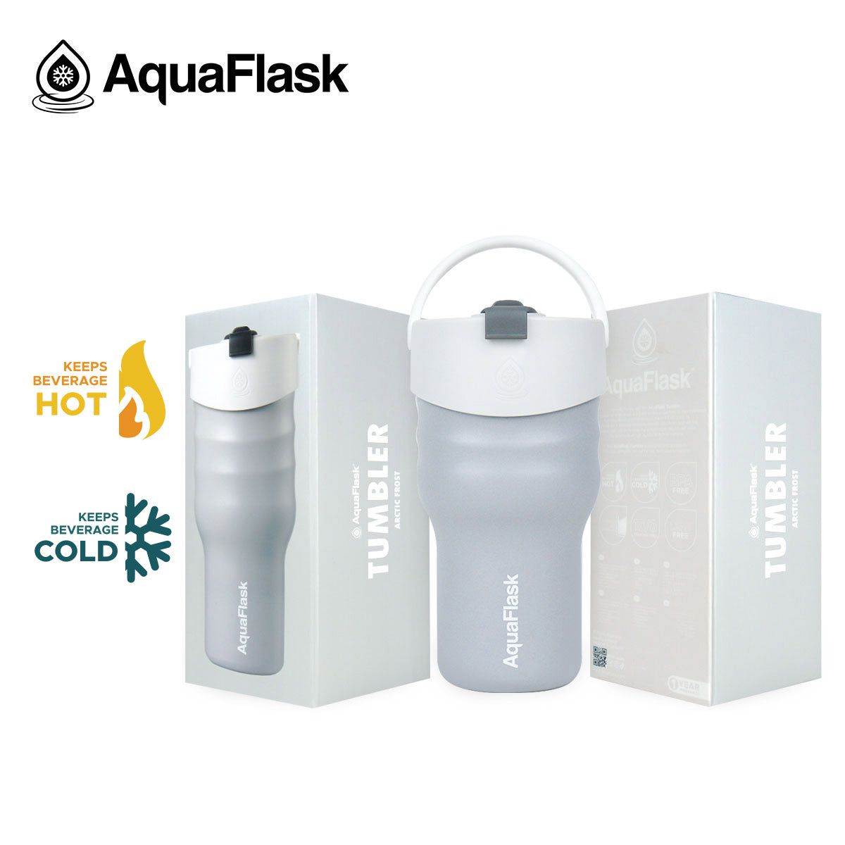 AQUAFLASK 20oz TUMBLER COLLECTION - ARCTIC FROST