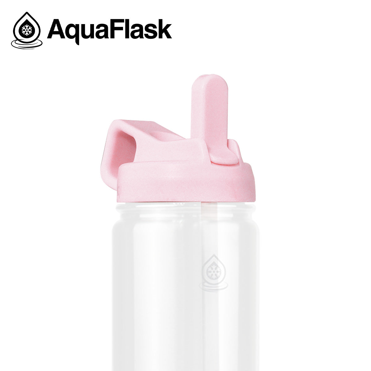 AQUAFLASK STRAW LID CUBE HANDLE - BALLET PINK
