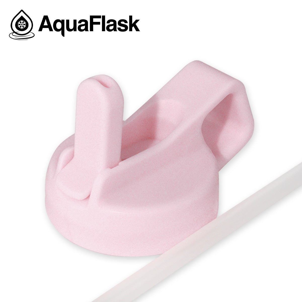 AQUAFLASK STRAW LID CUBE HANDLE - BALLET PINK