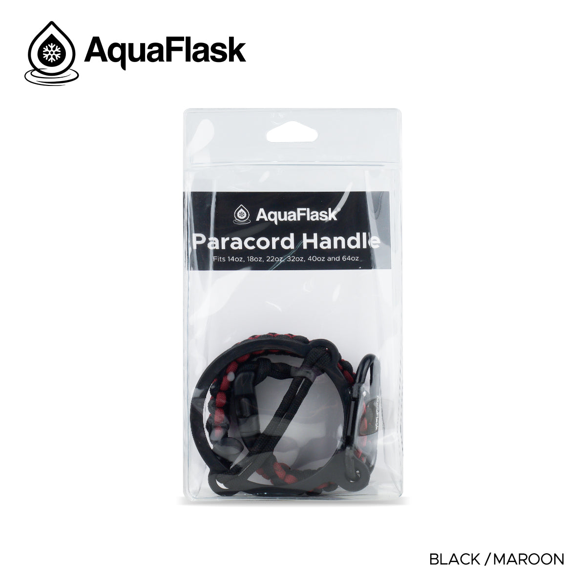 AQUAFLASK CUERDA DE TRANSPORTE - BLACK MAROON