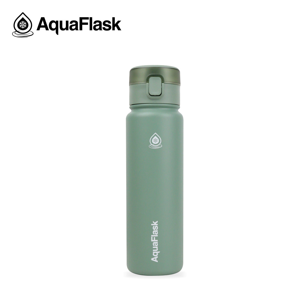 AQUAFLASK 24oz EARTH SIP BOTTLE - CELADON GREEN