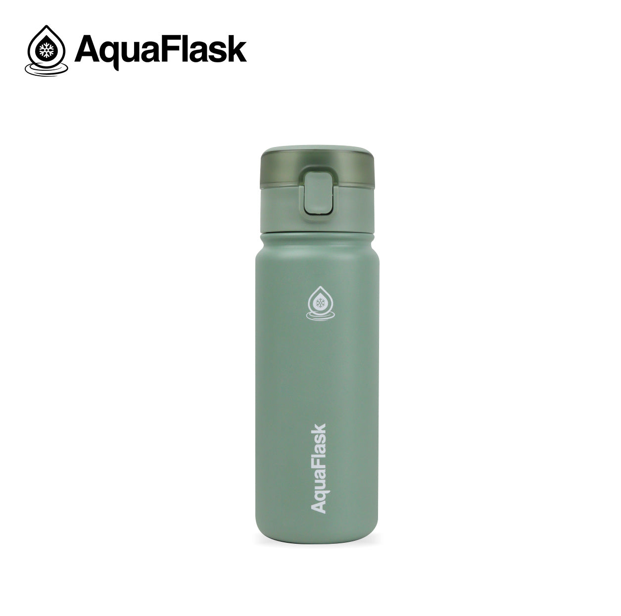 AQUAFLASK 18oz EARTH SIP BOTTLE - CELADON GREEN