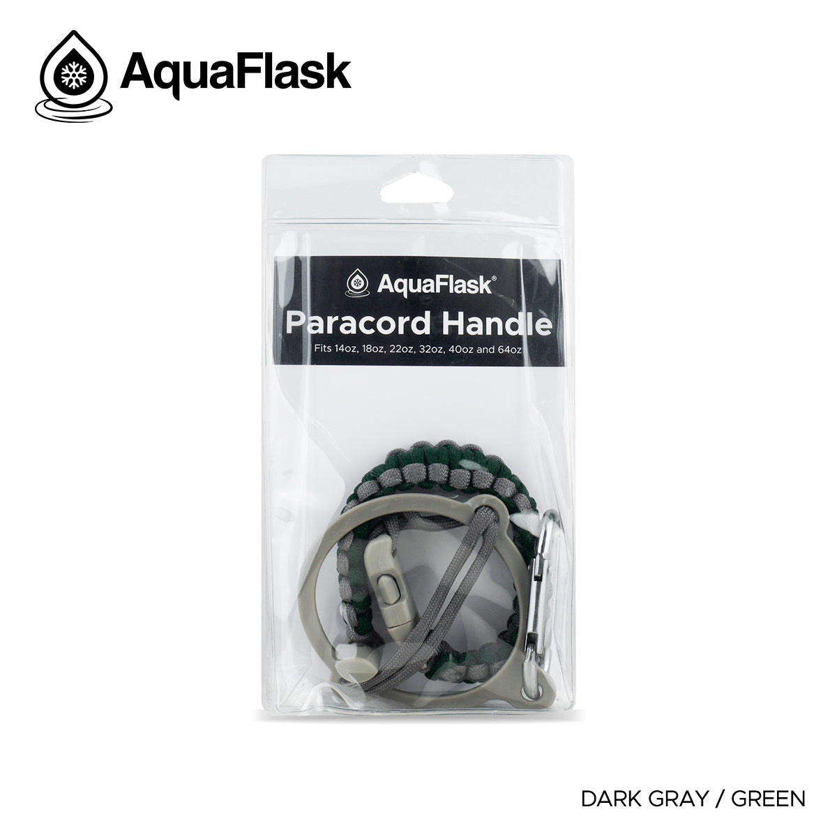 AQUAFLASK CUERDA DE TRANSPORTE - DARK GRAY GREEN