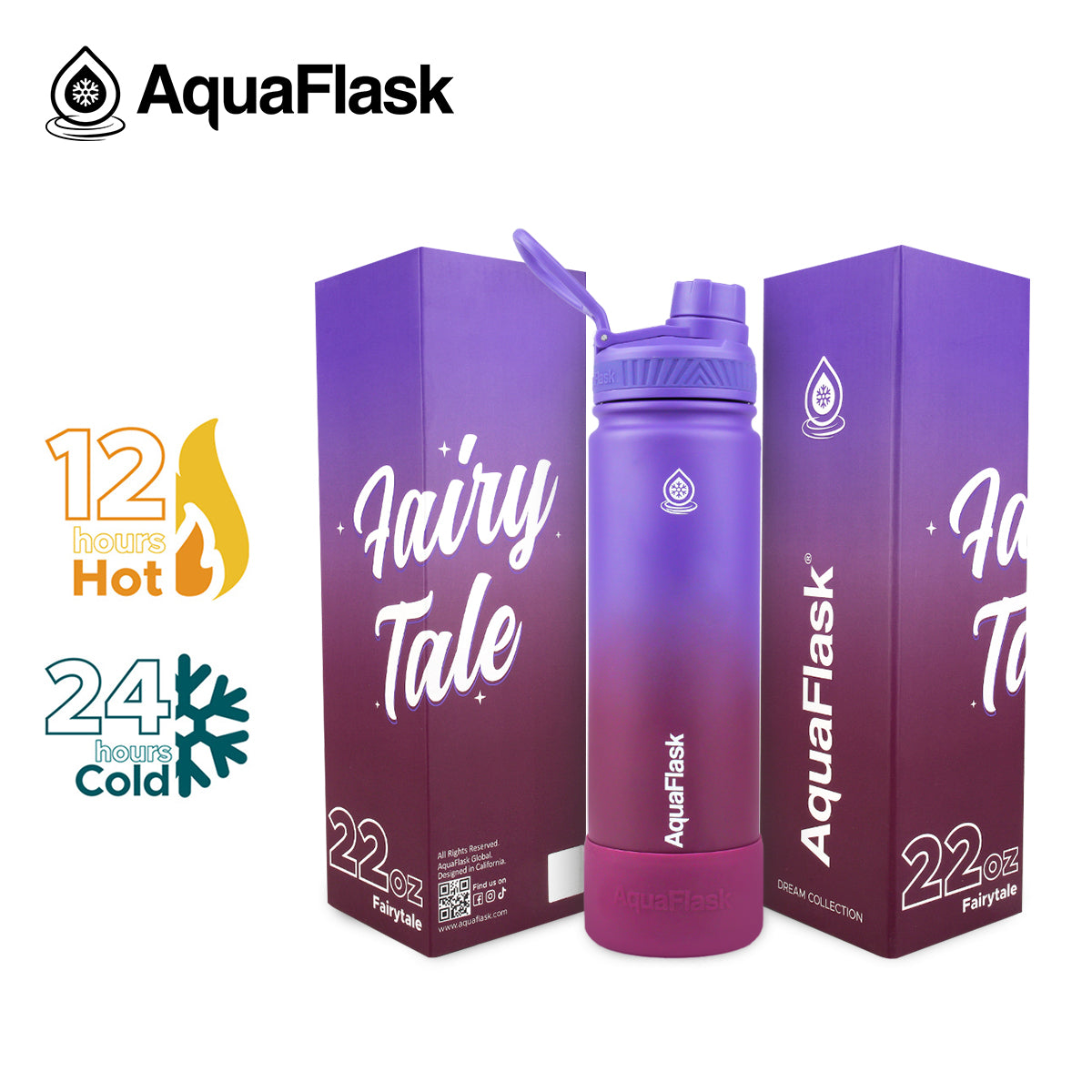 AQUAFLASK 22oz DREAM COLLECTION IV - FAIRY TALE