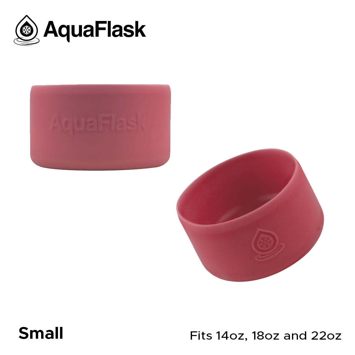 AQUAFLASK BASE PROTECTORA DE SILICONA PEQUEÑA - FLAMINGO