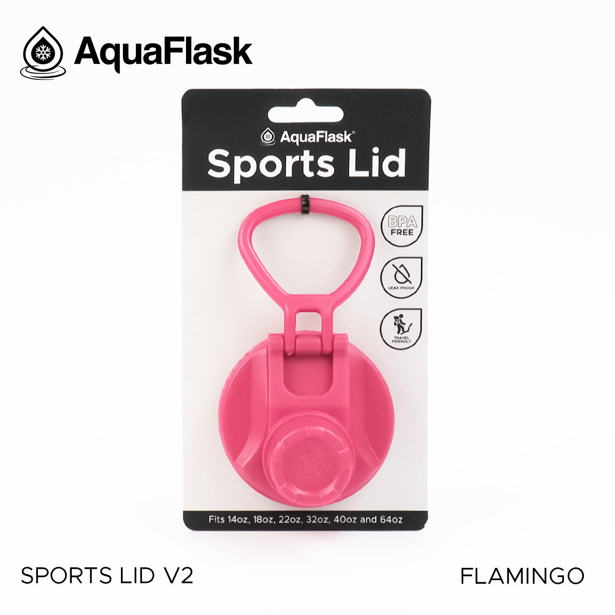 AQUAFLASK SPORTS LID - FLAMINGO