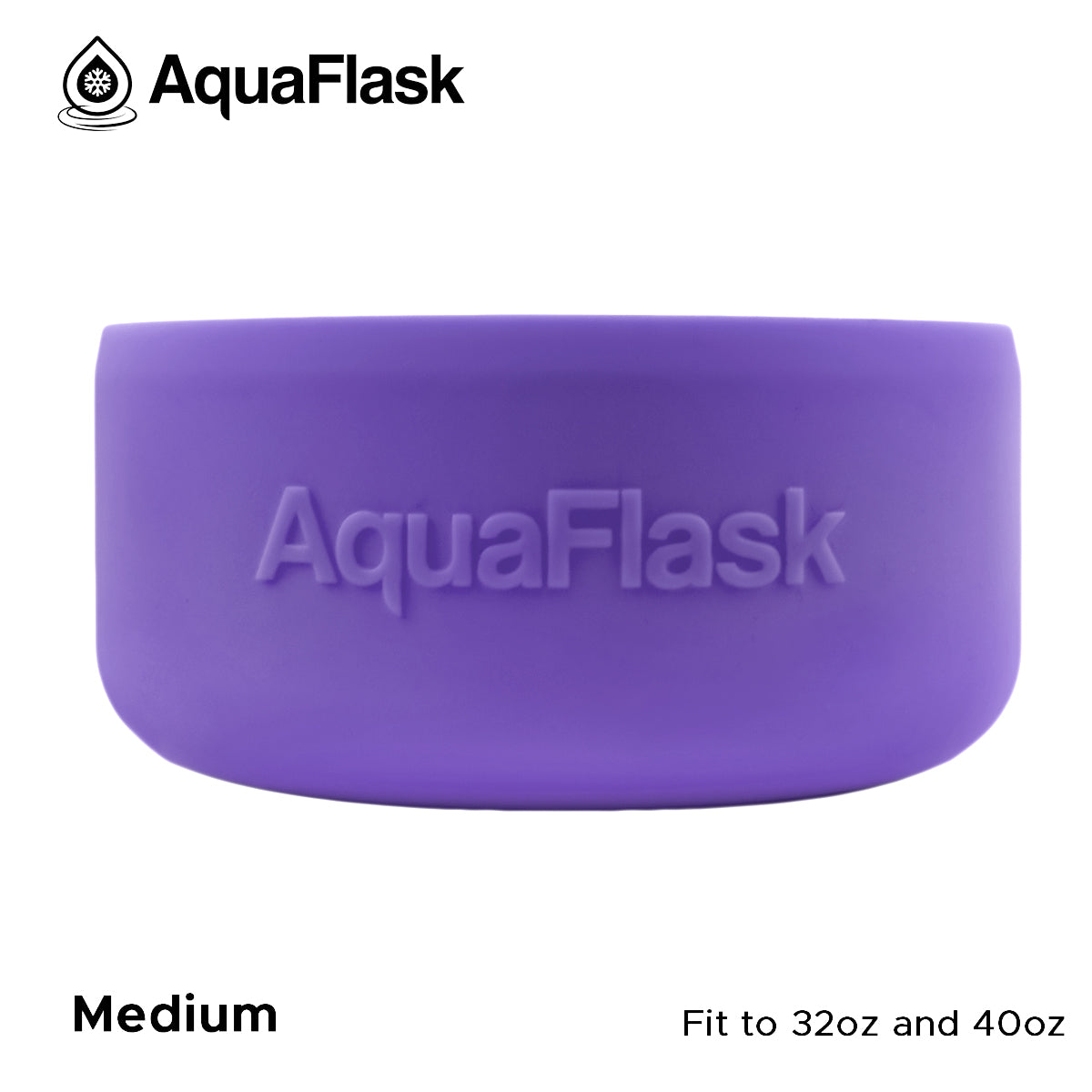AQUAFLASK BASE PROTECTORA DE SILICONA MEDIANA - GRAPE