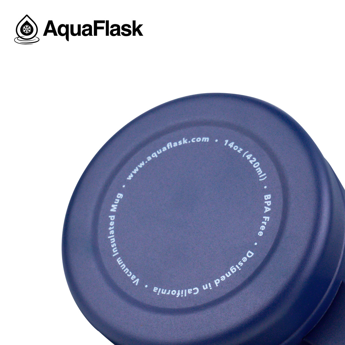 AQUAFLASK 14oz MUG - LAKE BLUE