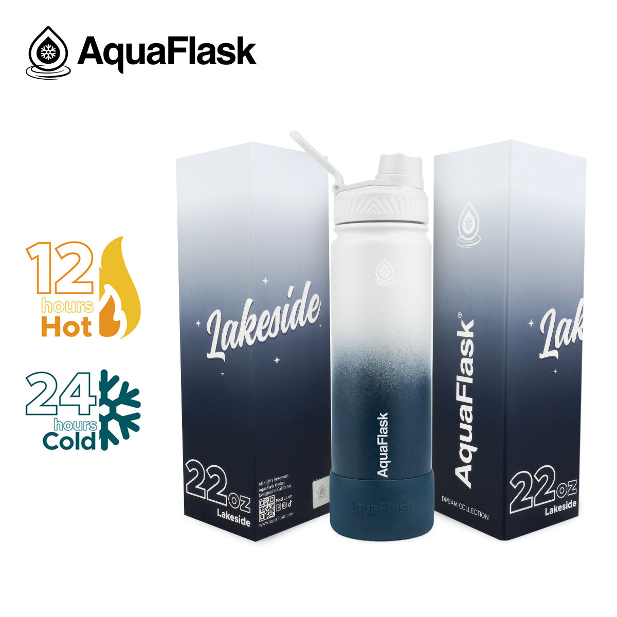 AQUAFLASK 22oz DREAM COLLECTION IV - LAKE SIDE
