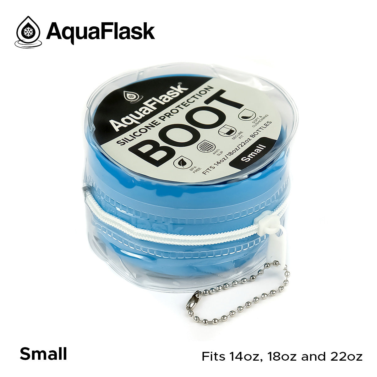 AQUAFLASK BASE PROTECTORA DE SILICONA PEQUEÑA - MALIBU BLUE