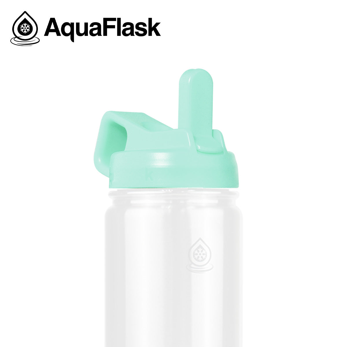 AQUAFLASK STRAW LID CUBE HANDLE - MINT GELATO