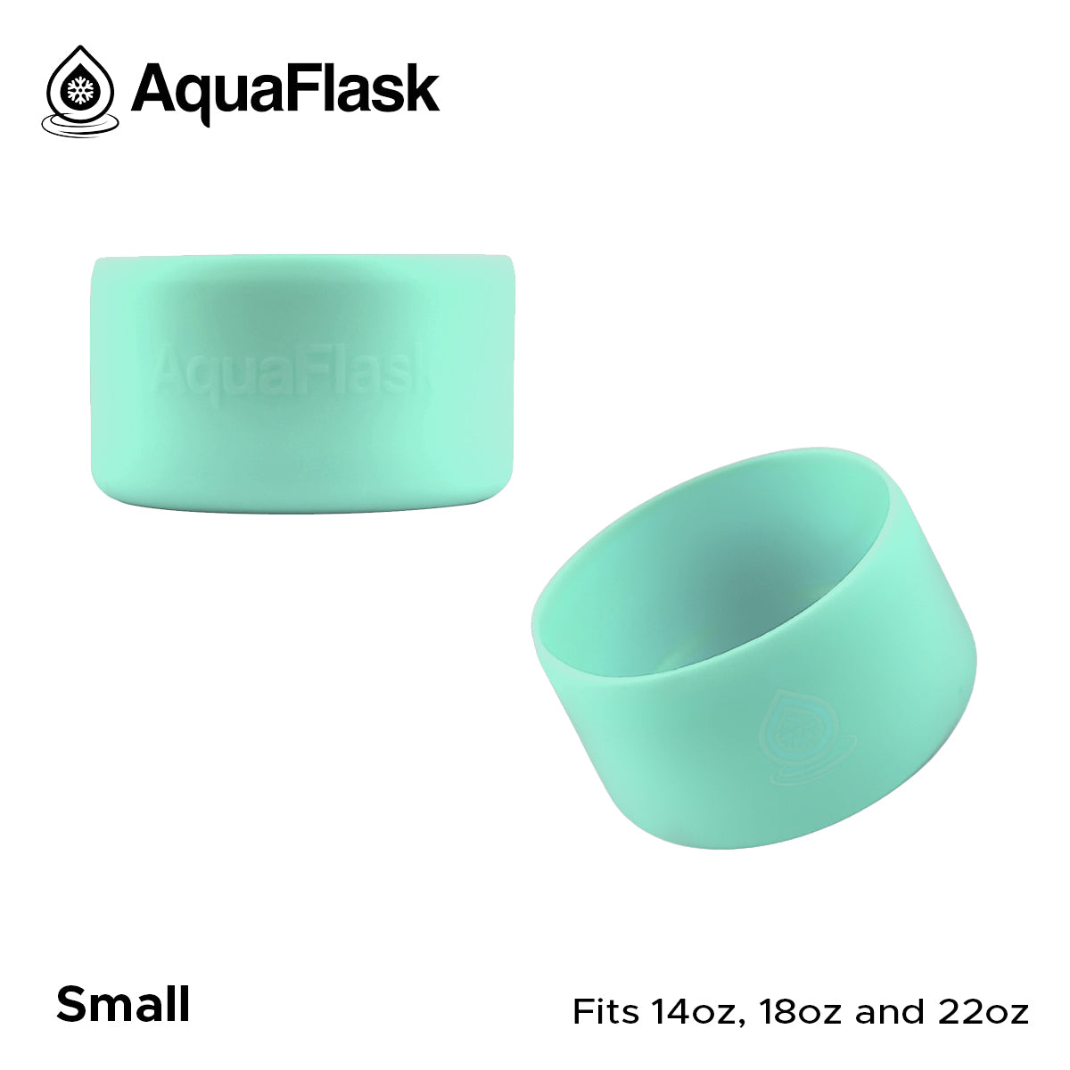 AQUAFLASK BASE PROTECTORA DE SILICONA PEQUEÑA - MINT GELATO