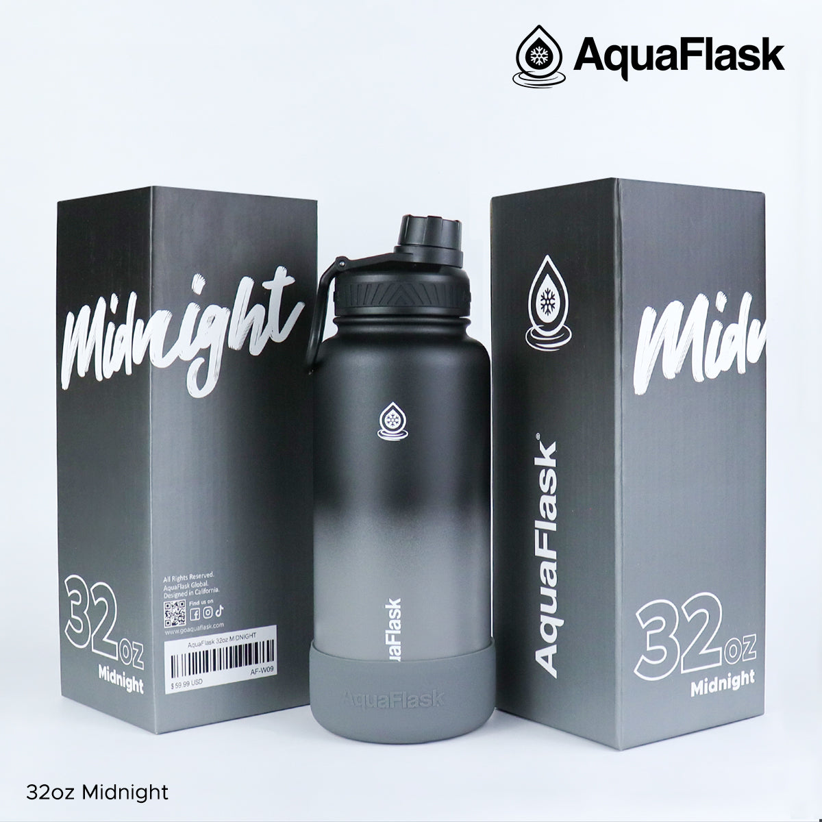 AQUAFLASK 32oz DREAM COLLECTION - MIDNIGHT