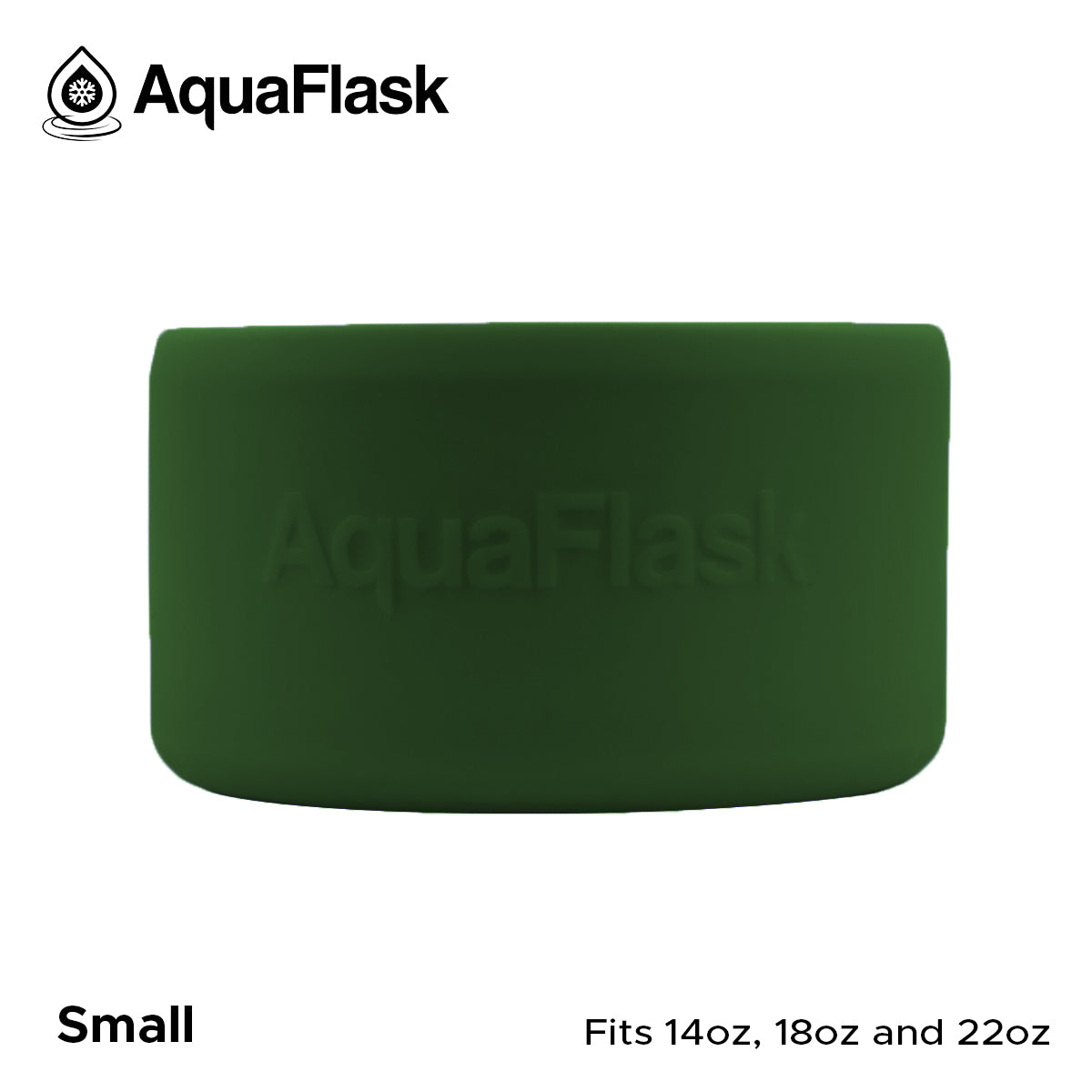 AQUAFLASK BASE PROTECTORA DE SILICONA PEQUEÑA - MOSS GREEN